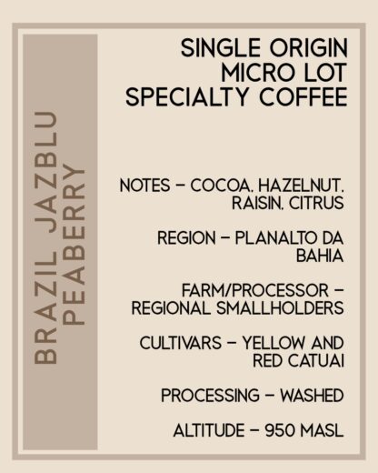 Brazil Jazblu Peaberry