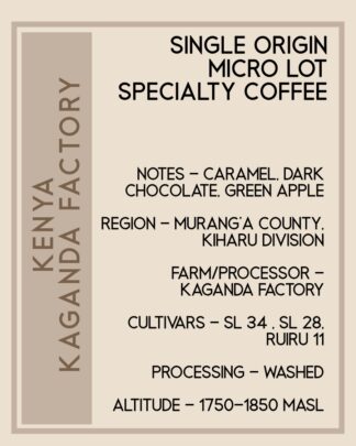 Kenya Kaganda Factory